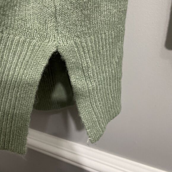 Marled by Reunited Size M Green Marled Cardigan Soft Touch Knit Cool-Weather Wea - Picture 8 of 12